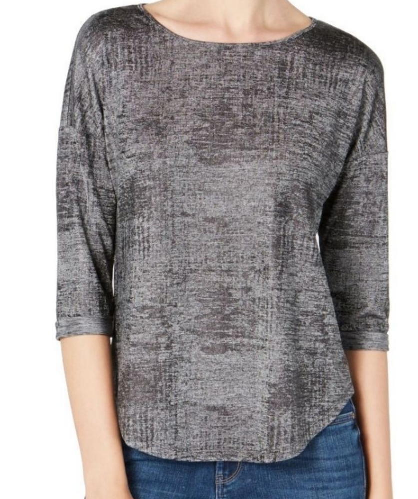 New I.N.C. Metallic Blouse
